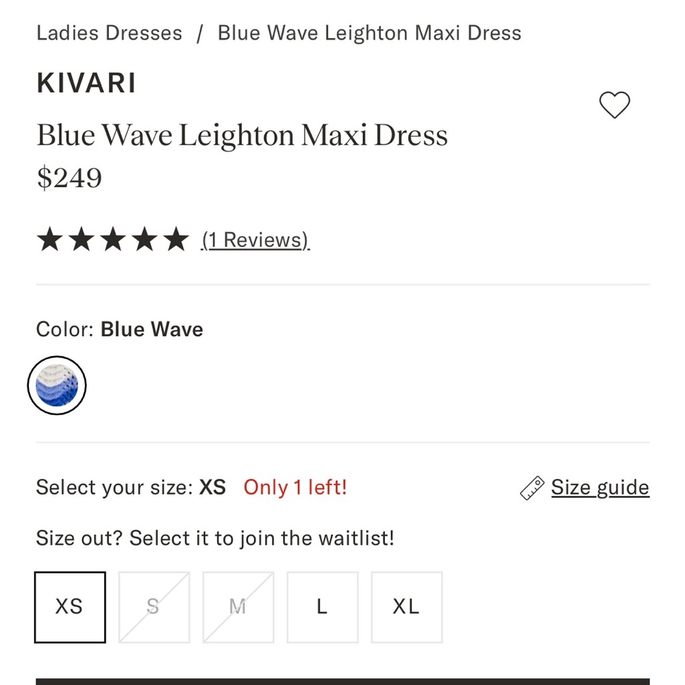 Kivari Blue Wave Leighton Maxi Dress - Picture 15 of 16